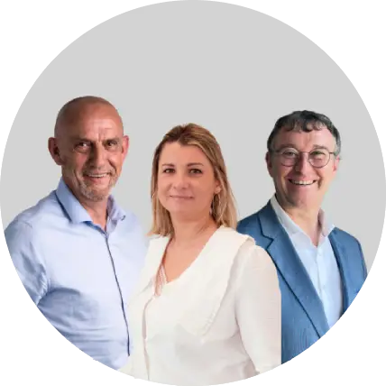 Jean-Luc Pensec, Valérie Becot et Jacky Le Foll